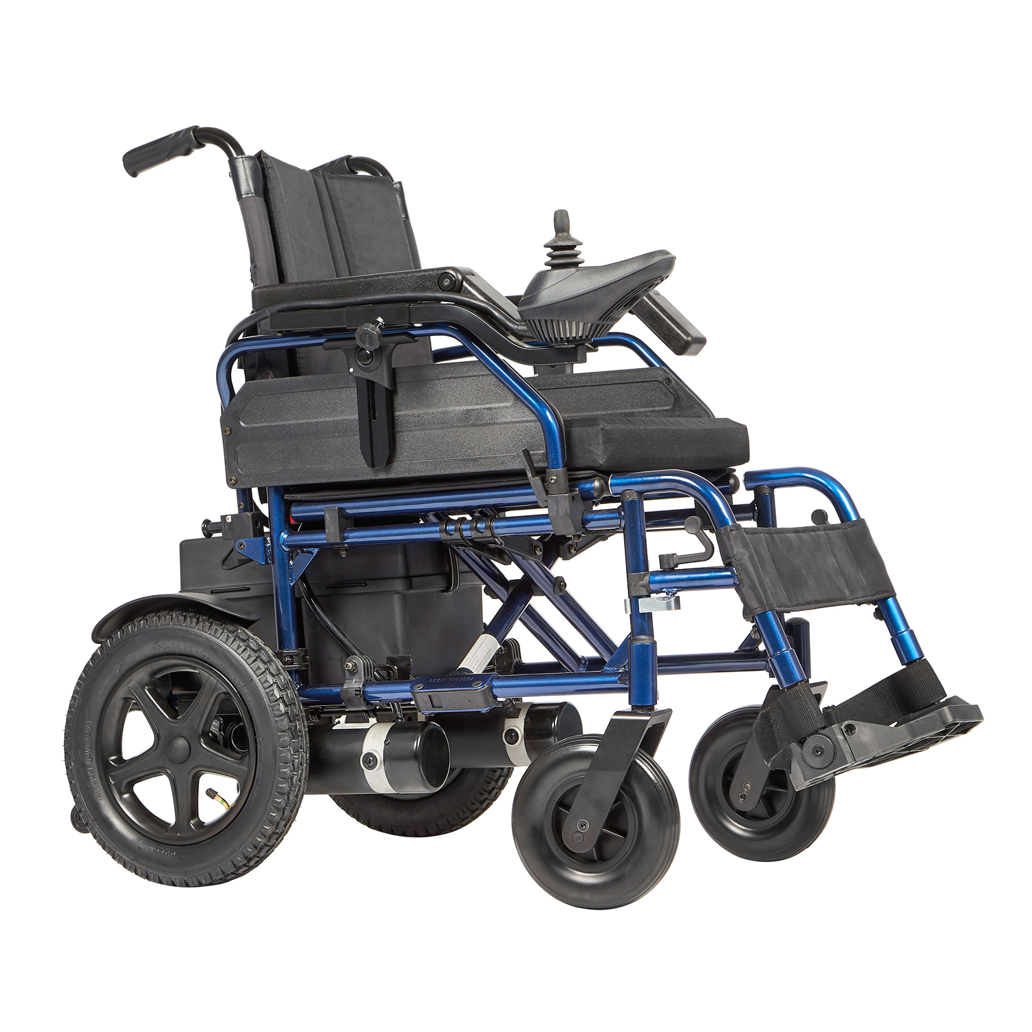Кресло-коляска инвалидная ORTONICA Pulse 120 с электроприводом (2х36Ah), до 125кг (цельно-литые шины, ширина сиденья 45,5см)
